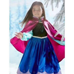 Disney Girls Kids 8 Anna Frozen Halloween Costume